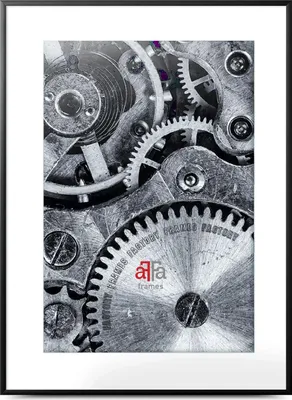 Image de FramesFactory Cadre Photo Aluminium 59,4x84,1 cm Noir