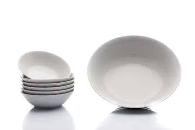 Zdjęcie produktu dla Thun 1794 Zestaw do kompotu, czeska porcelana, Opal/Angelika, biały, Thun, 7 d.