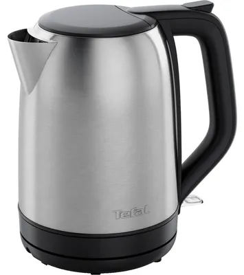 Produktbild von Tefal Subito KO5S0DE0, 1,7 l, 2400 W, Schwarz, Edelstahl, Edelstahl, Regelbare Temperatur, Wasserstandsanzeige