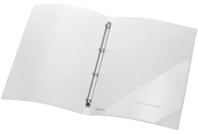 Produktbild von FSY PP-Ringbuch A4, 4 Ringe, 16mm, farblos transluzent, 1 Stück