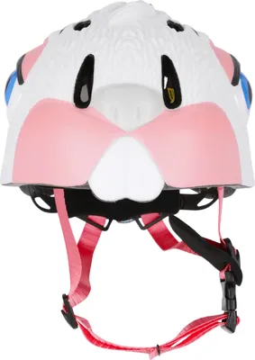 Image de CRAZY SAFETY Casque vélo Bunny avec design d'animaux mignons 1002 White S (49-55cm)