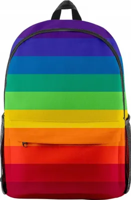 Zdjęcie produktu dla PLECAK TĘCZOWY Torba Worek LGBT PRIDE SZKOLNY XL