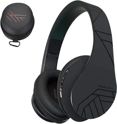 Produktbild von PowerLocus Over-Ear Bluetooth Kopfhörer kabellos, Stereo Sound, Faltbare Kopfhörer mit Mikrofon und 15h Akku für Musik & Anrufe