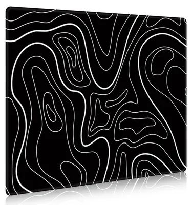 Zdjęcie produktu dla Podkładka pod mysz ze szkła hartowanego 35 x 26 cm, antypoślizgowa, do biura