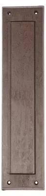 Produktbild von Briefschlitz – braunes PVC – 34 cm breit