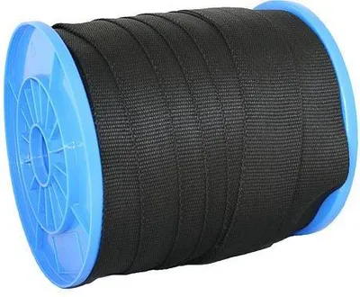 Produktbild von Spanngurt Strend Pro WR50, 30 mm, schwarz, Rolle 60 m, PP, max. 230 kg