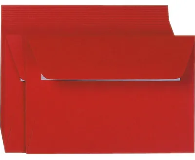 Immagine prodotto di Clairefontaine 5586C Buste C6 Pollen 120g rosso ciliegia 20 pezzi