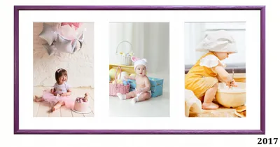 Produktbild von Fotkom Galerie Mehrfachbilderrahmen für 3 Fotos 15x21 cm