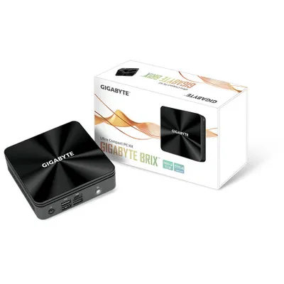 Produktbild von GIGABYTE GB-BRI3-10110, Mini-PC Barebone, BGA 1528, DDR4-SDRAM, PCI Express, Ethernet/LAN