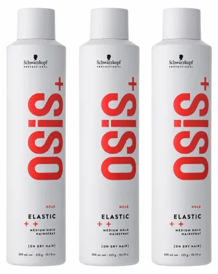 Produktbild von 3x Schwarzkopf Professional OSiS Elastic 300 ml, KI-generiertes Bild