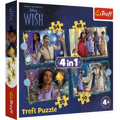 Produktbild von TREFL Puzzle Songs: Trä ume werden wahr 4in1 ( 35,48,54,70 Teile)