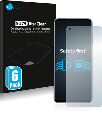 Produktbild von 6x Für realme 10 Schutzfolie Savvies Displayschutz Display Schutz Folie Klar Transparent