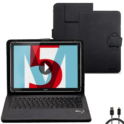 Produktbild von Bluetooth Tastatur Tasche Huawei MediaPad M5 / Pro Tablet Hülle 10.8 Schutzhülle