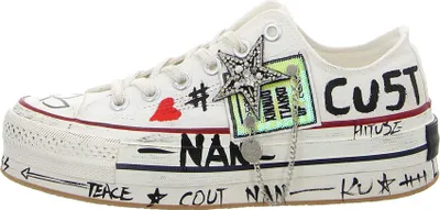 Produktbild von Nan-Ku Plateau Sneaker Damen 31363533323935 Weiß 40 EU