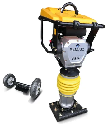 Produktbild von BAMATO Vibrationsstampfer V-85G mit Fahrwerk