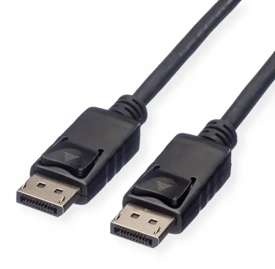 Produktbild von ROLINE 11.04.5761 DisplayPort Kabel LSOH Schwarz 1m