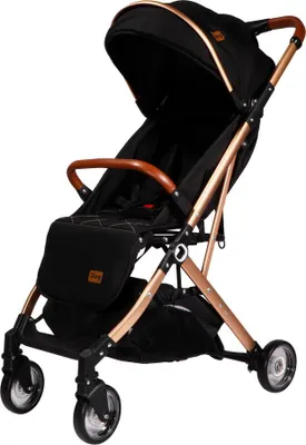 Produktbild von Ding Vivo Schwarz/Rosa Kinderwagen DI-381704