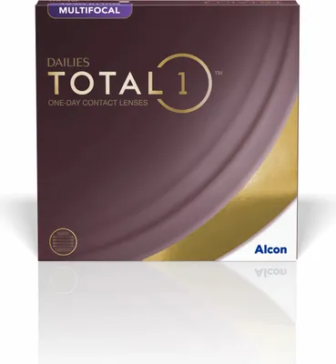Produktbild von Alcon DAILIES Total 1 Multifocal, Täglich, 90 Stück(e), 1,41 cm, 8,5 mm, Multifokal, Delefilcon A
