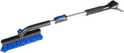 Produktbild von WALSER Eiskratzer teleskopierbar, Eisschaber drehbar, Autokratzer ausziehbar 77,5-100 cm schwarz/blau