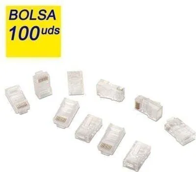 Zdjęcie produktu dla AISENS A138-0292, RJ-45, Przezroczysty, Cat5e, U/UTP (UTP), RoHS, 100 szt.