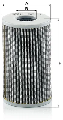 Obrázok produktu pre Filter, Arbeitshydraulik MANN-FILTER H 8011