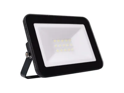 Produktbild von LED Flutlichtstrahler 10Watt & 900Lumen Schwarz IP65 Hoflichtbeleuchtung Fluter