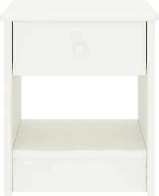Obrázok produktu pre vidaXL Nočný stolík biely 35x30x40 cm z masívneho borovicového dreva