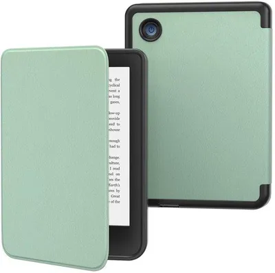 Immagine prodotto di Custodia per e-reader Kobo, modello Agave Large, 6 pollici, in pelle, con funzione di spegnimento automatico e protezione