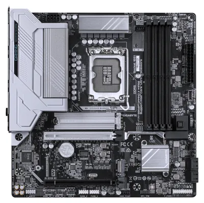 Produktbild von GIGABYTE B860M GAMING X WIFI6E Mainboard - Intel Core Ultra CPUs, 8+1+2+2 Phasen VRM, bis zu 9200MHz DDR5, 1xPCIe 5.0 + 1xPCIe 4.0 M.2, 2,5 GbE LAN, WIFI 6E, USB 4, Intel, LGA 1851 (Socket V1), Intel Core Ultra (Serie 1), Intel Core Ultra (Series 2), LGA 1851, DDR5-SDRAM, 256 GB