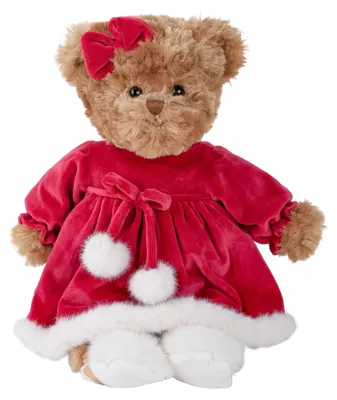 Produktbild von Bukowski Teddybär Louise braun/rot 35 cm Plüschteddybär