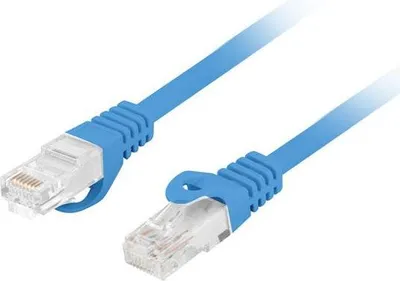 Obrázok produktu pre Patch kábel Lanberg UTP Cat. 6 20 m LSZH CU Fluke Passed Blue
