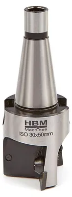 Produktbild von HBM ISO30 Planfräser mit HM-Wendeschneidplatten 50 mm