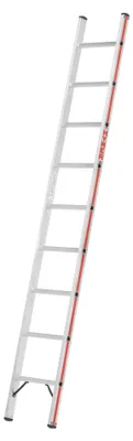Produktbild von Hymer Sprossenanlegeleiter, 9 Sprossen, Länge 2,73 m, Reichhöhe 3,64 m, Gewicht 4,6 kg