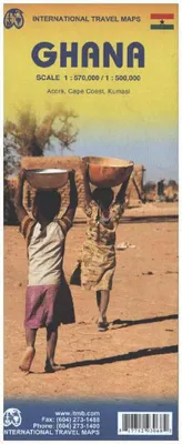 Obrázok produktu pre Topographische Karte Ghana 1 : 570.000