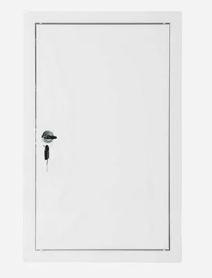 Produktbild von Kobe Metall-Inspektionsklappe Weiß 20x40cm abschließbar
