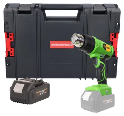 Productafbeelding van Procraft PH24bb accu-heteluchtpistool 20 V 50 - 550 °C + 1x accu 4,0 Ah + RHINO-gereedschapskoffer - zonder oplader