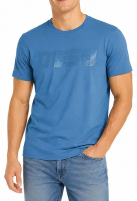 Produktbild von Diesel T-JUST 12-5 Herren T-Shirt Kurzarm Blau