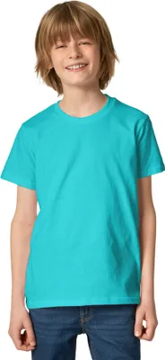 Produktbild von T-Shirt Kinder - türkis, 140 (10-12 Jahre)