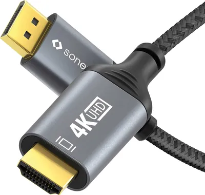 Obrázok produktu pre sonero SPC-DP200-010, 1 m, Typ HDMI (štandard), DisplayPort, Samec, Samec, Priamy