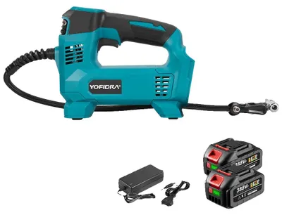 Immagine prodotto di Pompa ad aria, alta efficienza, design intuitivo, 2 batterie