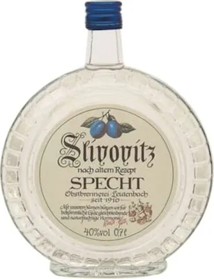 Produktbild von Specht Slivovitz 40% Vol. 0,7L