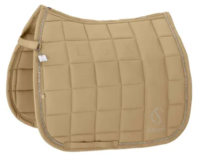 Zdjęcie produktu dla Eskadron czaprak do ujeżdżania Big Square Sparkle Classic Sports FS26 Podkładka pod siodło mosiężna DL