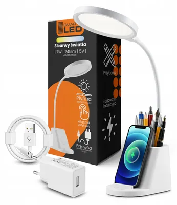 Produktbild von Smartled Schreibtischlampe LED Induktion 3 Lichtfarben