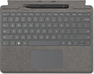 Immagine prodotto di Microsoft Surface Pro Keyboard Cover (8/9/10/X) + Slim Pen 2 13" Grigio