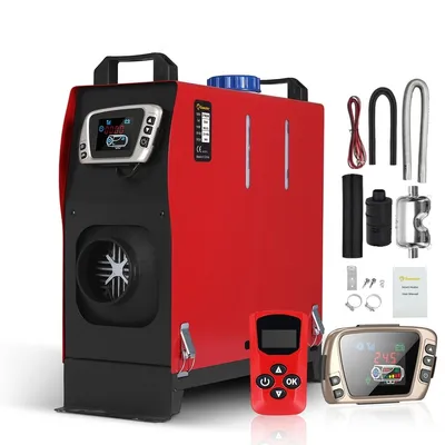 Produktbild von SUNSTER Diesel Standheizung 8KW 12V mit LCD, leise Dieselheizung für Auto, Wohnmobil, Garage, Camping, Angeln, Zelt