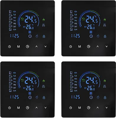 Obrázek produktu pro 4X Smart Thermostat 3A pokojový termostat Vodní topení Podlahové topení, dotykový LCD displej, programovatelné podlahové topení, 2 režimy