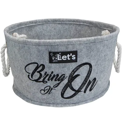 Produktbild von Lets Stuff It Bring it On Spielzeugaufbewahrung für Hunde grau