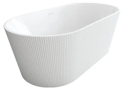 Zdjęcie produktu dla Wanna Wolnostojąca Rea Ofelia 170 Z Korkiem W Kolorze Czerni White