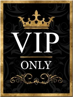 Produktbild von Nostalgic-Art - Magnet 6 x 8 cm - Achtung - VIP Only