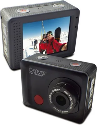 Produktbild von Denver ACT-5002 5 Megapixel Full HD Action-Kamera, 5,08 cm (2 Zoll) Display, CMOS-Sensor, USB, Speicherkarte